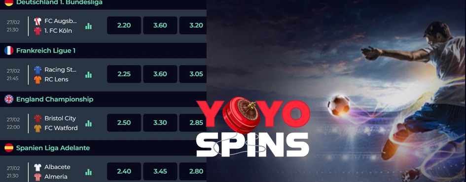 Sportwetten Bereich
