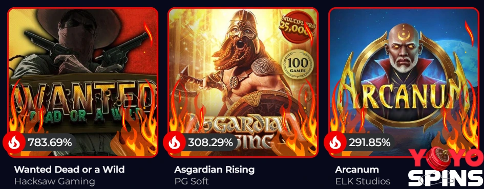 slots YoyoSpins casino Deutschland Angebot beeindruckend