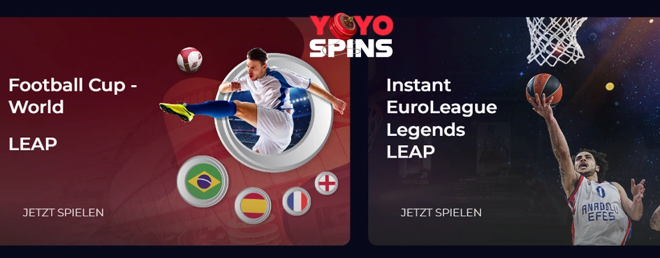Plattform im Demo-Modus YoyoSpins ausprobieren