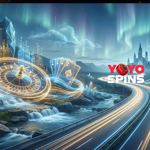 casino login YoyoSpins online Bereich zeigt nach der Anmeldung